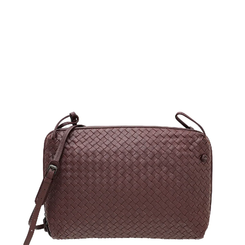 Hot Deals Bottega Veneta Burgundy Intrecciato Nappa Nodini Crossbody Bag Large The Handbag Sale You've Been Waiting For Hot Deals Bottega Veneta Burgundy Intrecciato Nappa Nodini Crossbody Bag Large The Handbag Sale You've Been Waiting For