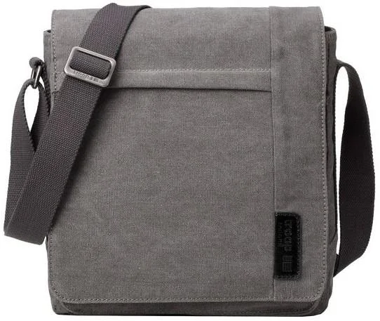 Flash Sale, Don't Miss Troop London Organic Cotton Reporter Bag | Charcoal Designer-Inspired Bags At Reduced Prices Flash Sale, Don't Miss Troop London Organic Cotton Reporter Bag | Charcoal Designer-Inspired Bags At Reduced Prices