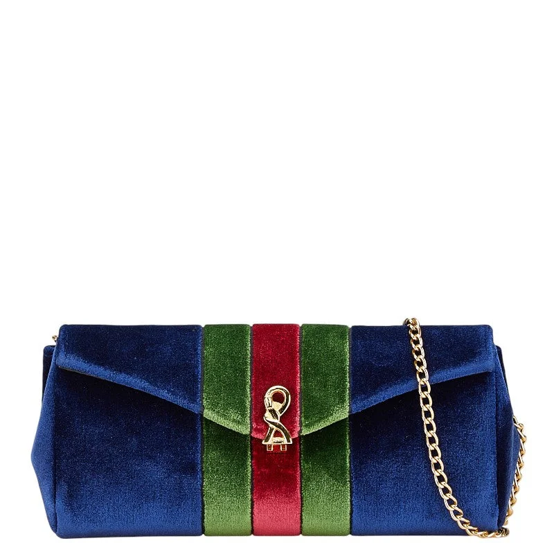 Bags With Limited-Time Deals Roberta di Camerino Velour Chain Shoulder Bag Blue Designer-Inspired Bags At Reduced Prices Bags With Limited-Time Deals Roberta di Camerino Velour Chain Shoulder Bag Blue Designer-Inspired Bags At Reduced Prices