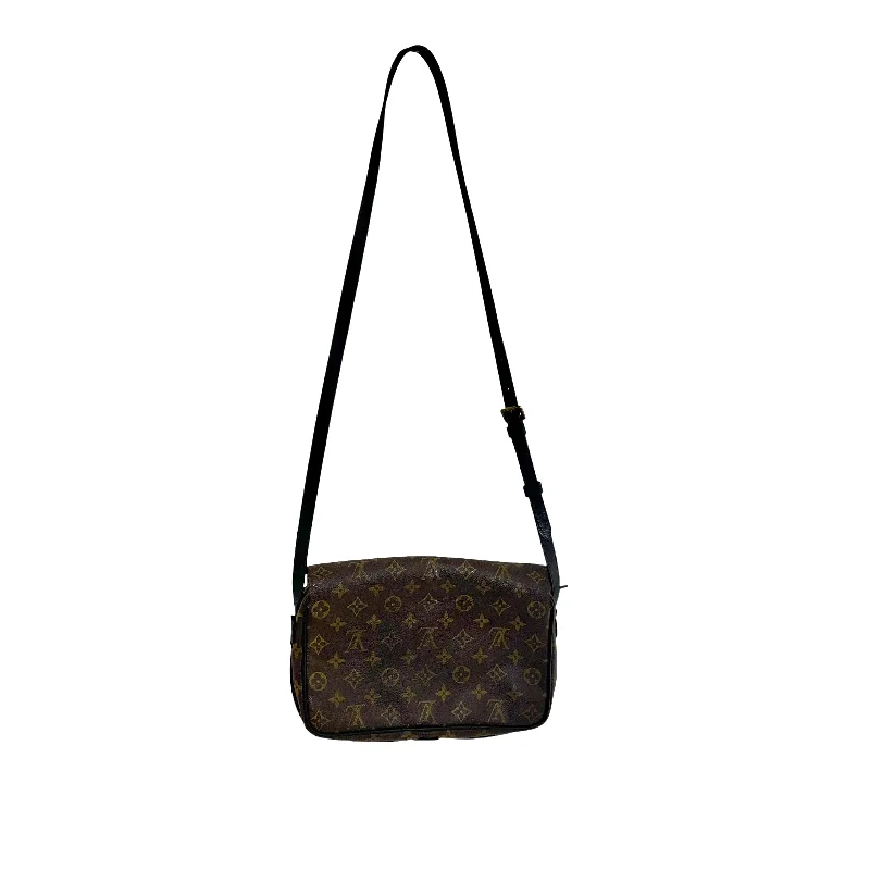 LOUIS VUITTON/Cross Body Bag/Monogram/Leather/BRW/Saint Germaine Crossbody