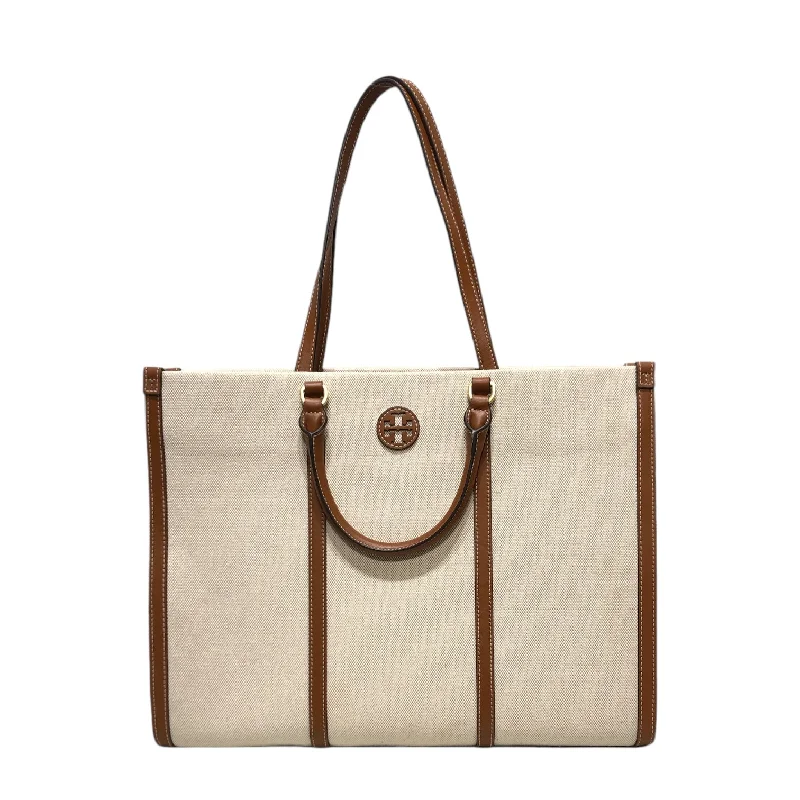 TORY BURCH/Tote Bag/Cotton/BEG/BLAKE TOTE