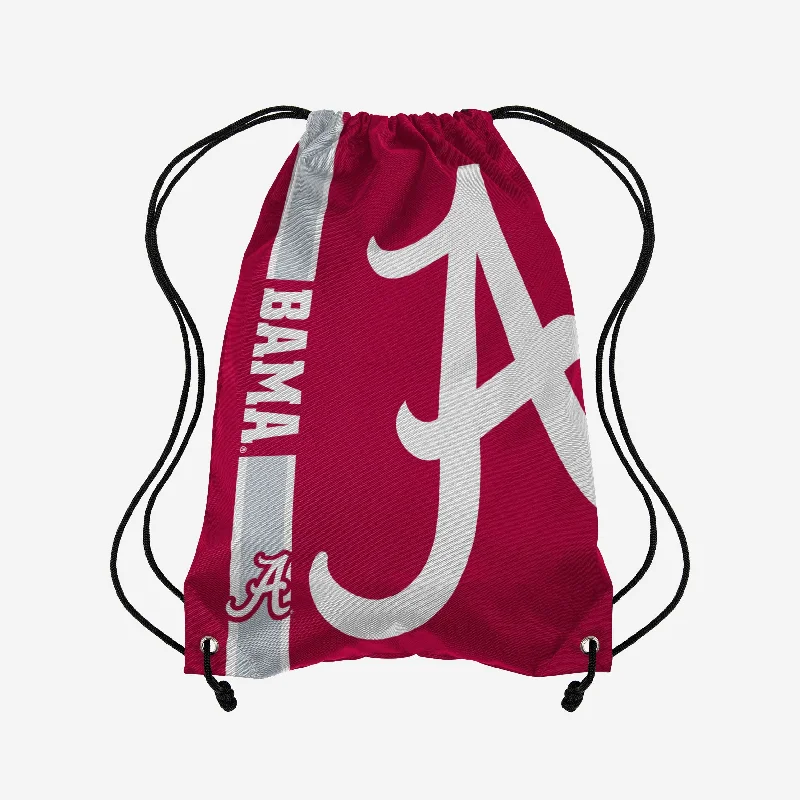 Alabama Crimson Tide Big Logo Drawstring Backpack