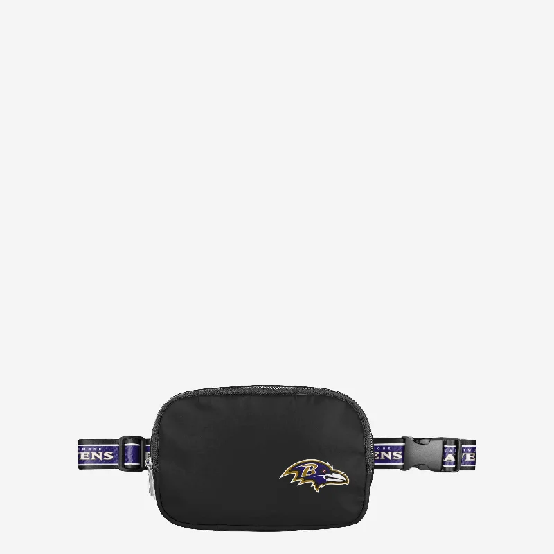 Baltimore Ravens Team Wordmark Crossbody Belt Bag