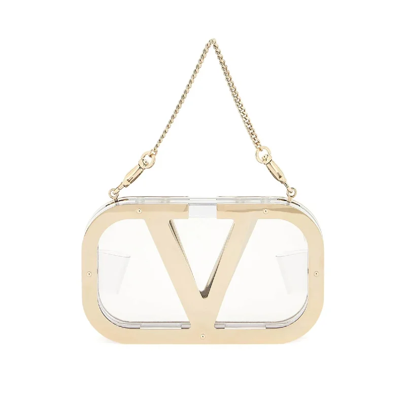 Valentino Garavani V'Logo Signature Minaudiere Clutch