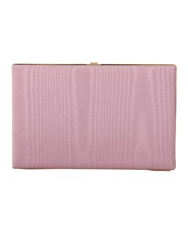 Dolce & Gabbana  Sicily Satin Clutch Bag Pink VAS12907