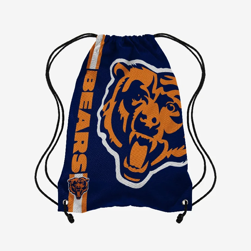 Chicago Bears Big Logo Drawstring Backpack