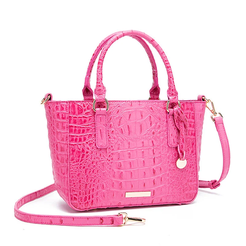 Crocodile Brahman brand Amazon shopify hot selling women's tote bags bucket shoulder bags