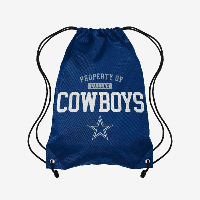 Dallas Cowboys Property Of Drawstring Backpack