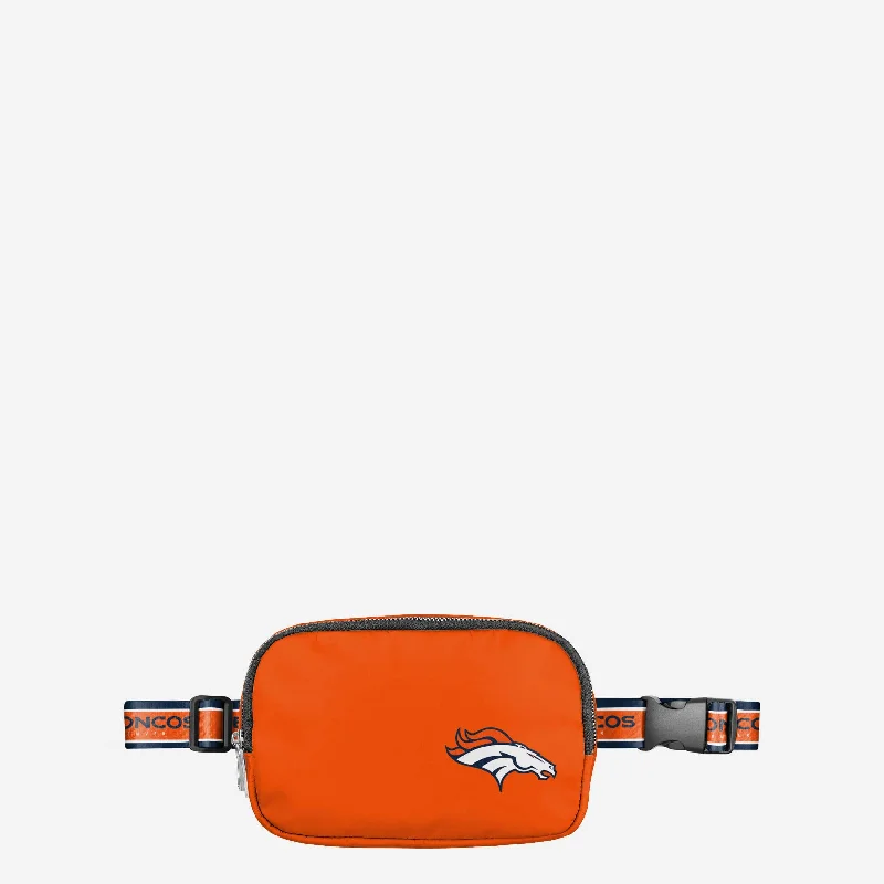 Denver Broncos Team Wordmark Crossbody Belt Bag