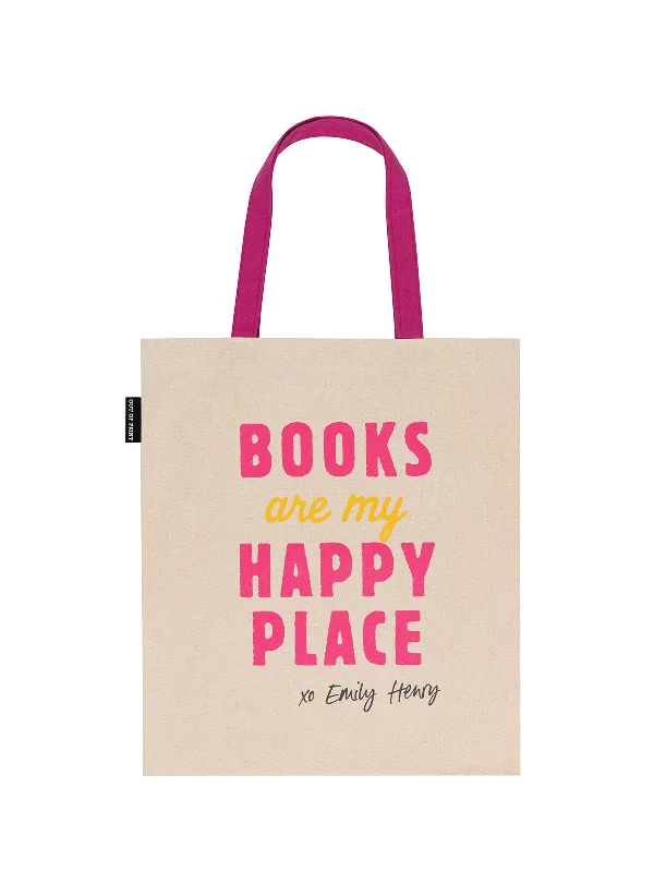 Emily Henry - Books Are My Happy Place tote bag