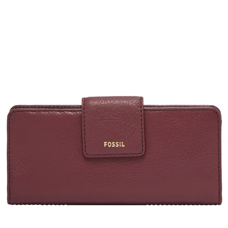 Fossil Women's Madison Leather Tab Clutch