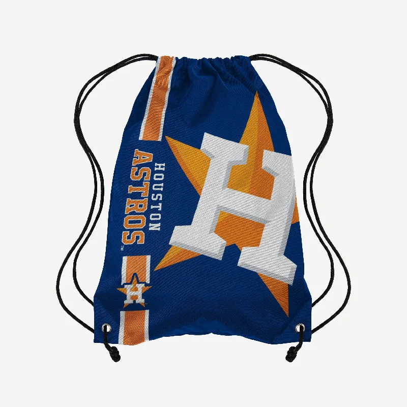 Houston Astros Big Logo Drawstring Backpack