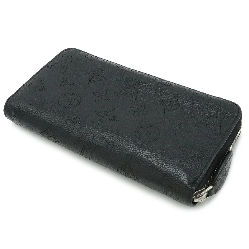 Louis Vuitton Monogram Wallet Zippy Wallet Long Wallet Leather Noir Black M61867