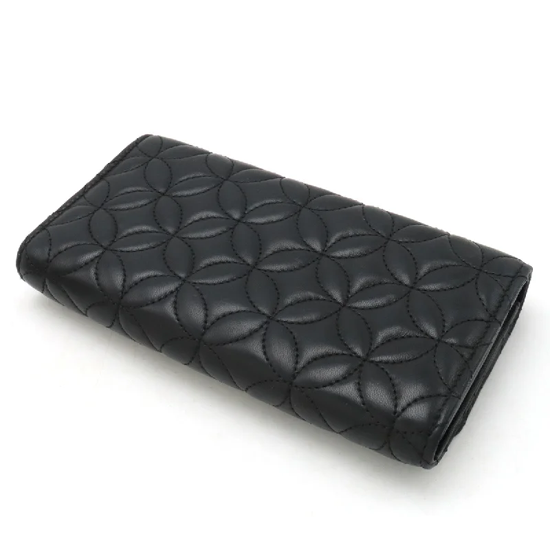 Louis Vuitton Portfolio Capsicum Flower  Two Folded Wallet Ramsin Leather Noir Black M68590