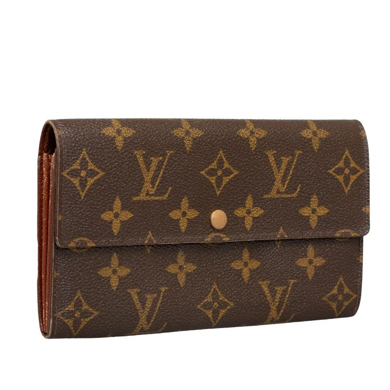 Louis Vuitton Monogram M61725 Long Wallet PVC/Leather Brown