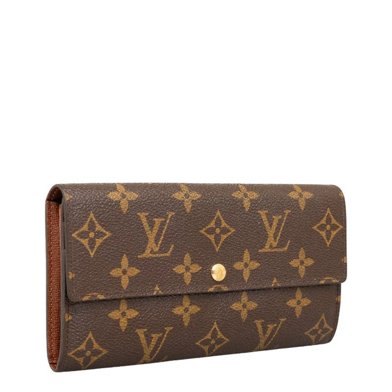 Louis Vuitton Monogram M61734 Long Wallet PVC Brown