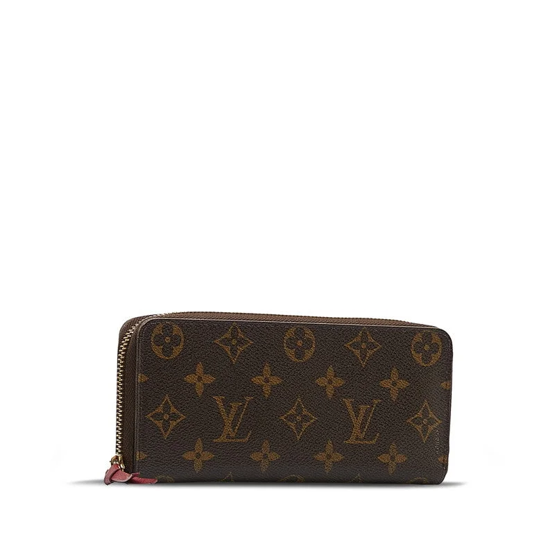 Louis Vuitton Monogram Portfolio Claimance Round Fassner Long Wallet M61298 Fushai Brown PVC Leather Ladies Louis Vuitton [Original] Fushai