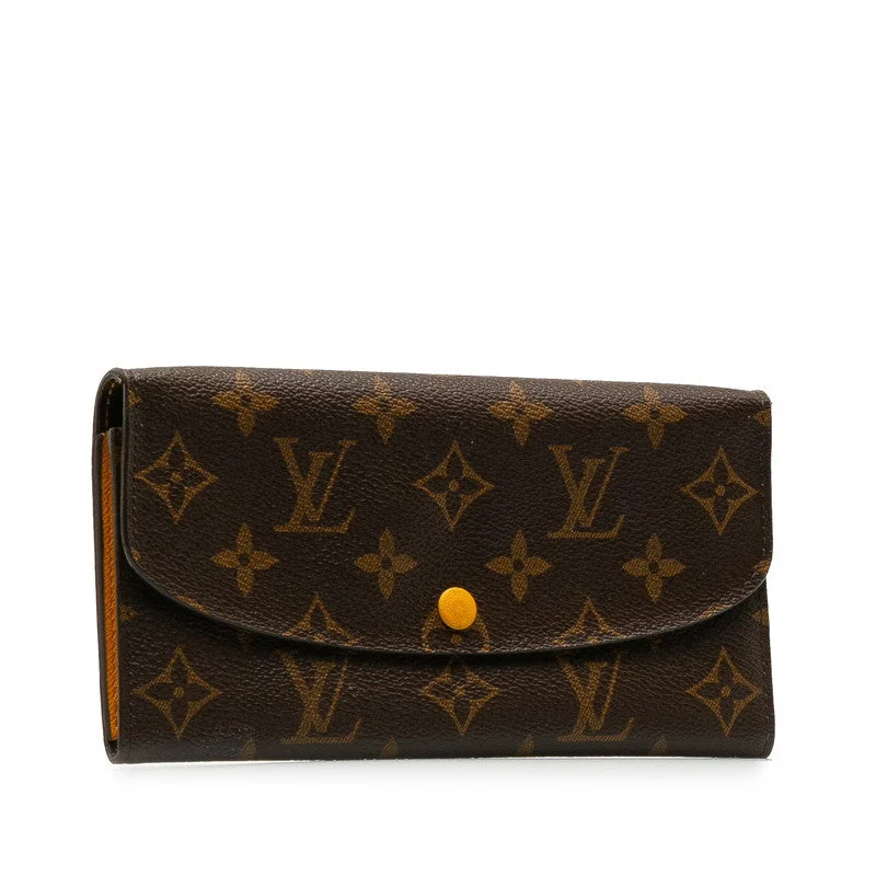 Louis Vuitton Portfolio Emilie Long Wallet M60698 Yellow Ladies