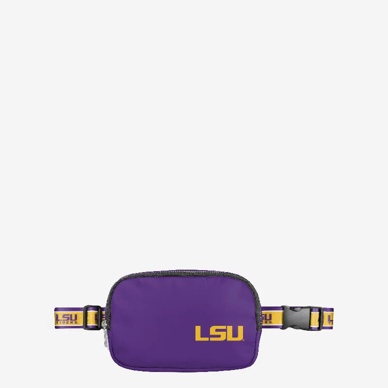 LSU Tigers Team Wordmark Crossbody Belt Bag