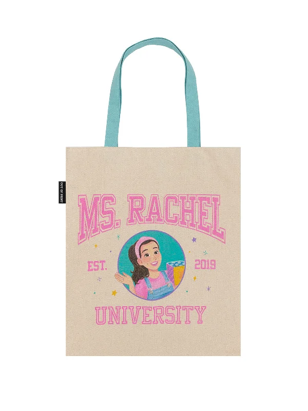 Ms. Rachel University tote bag