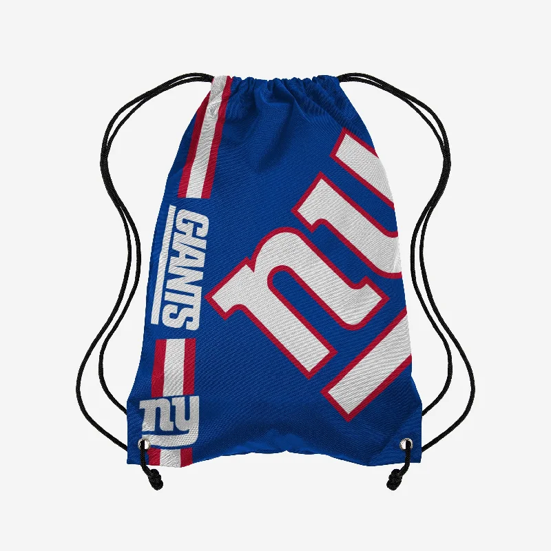 New York Giants Big Logo Drawstring Backpack