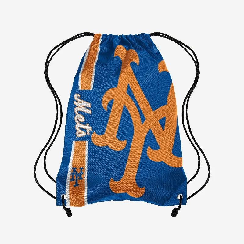 New York Mets Big Logo Drawstring Backpack