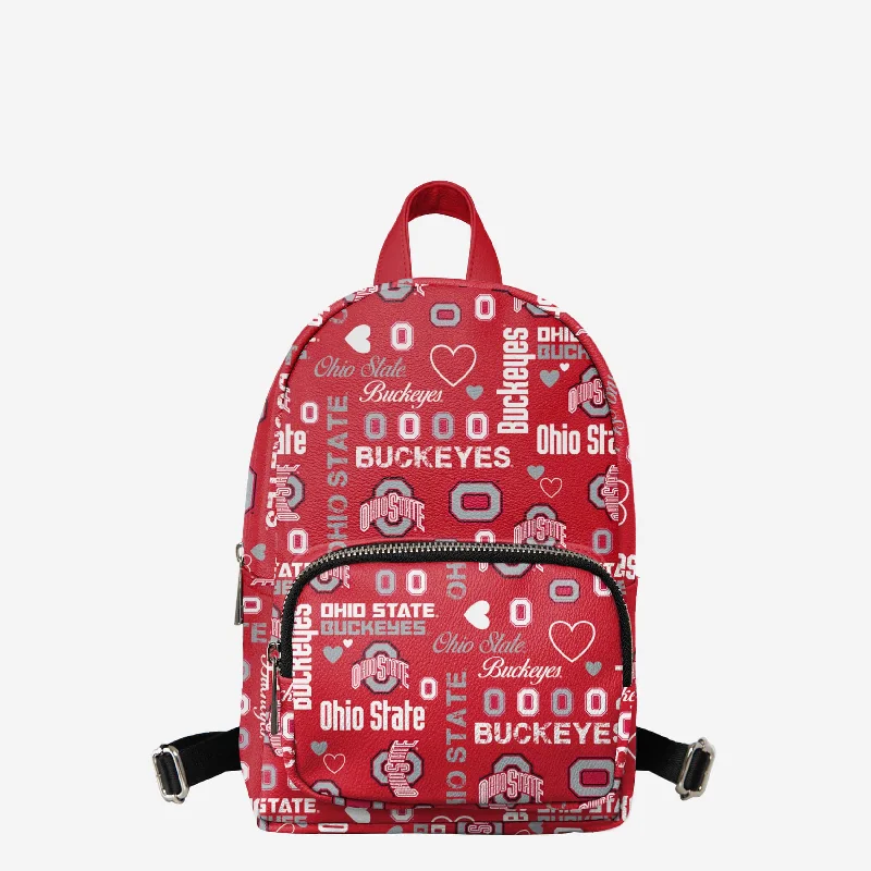 Ohio State Buckeyes Logo Love Mini Backpack