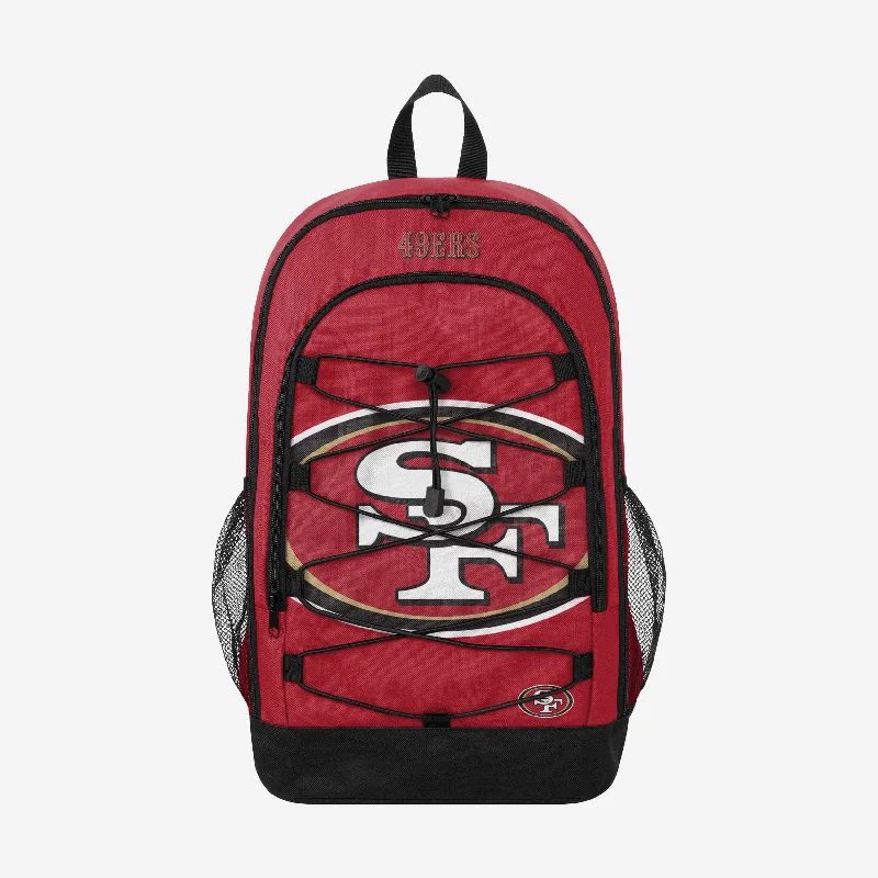 San Francisco 49ers Big Logo Bungee Backpack