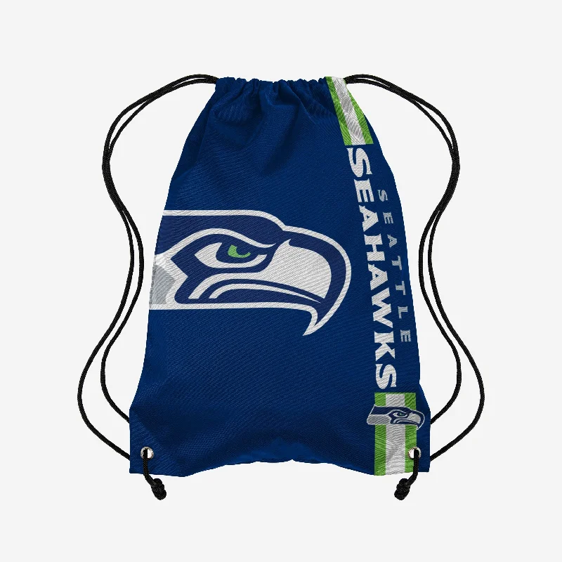 Seattle Seahawks Big Logo Drawstring Backpack