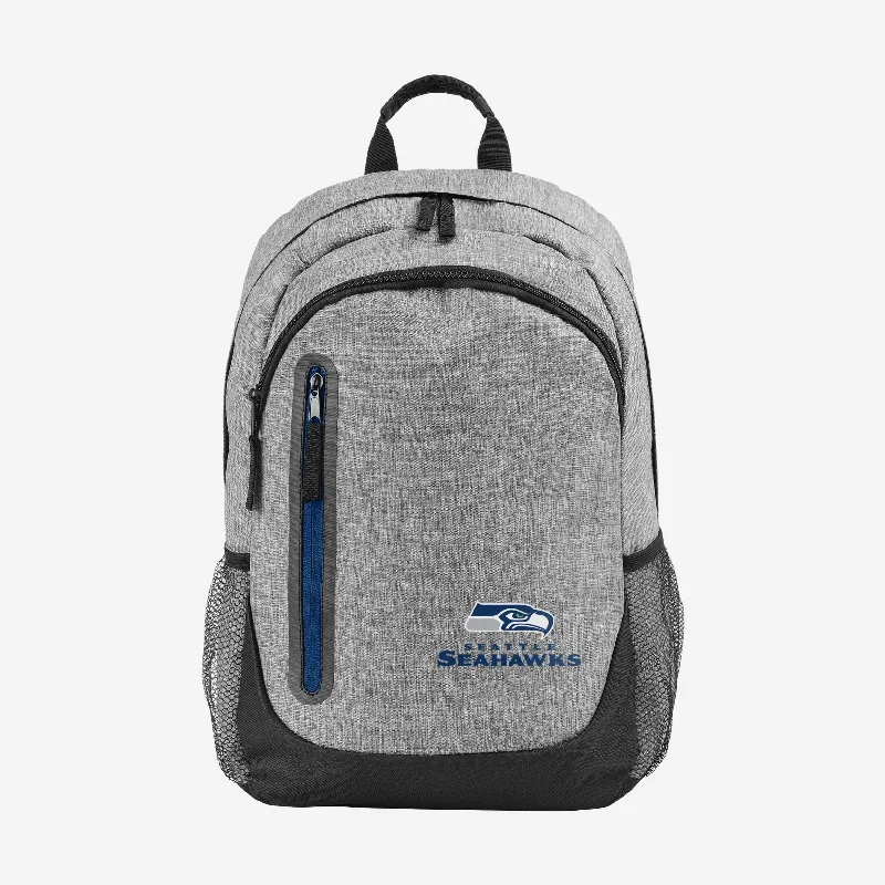 Seattle Seahawks Heather Grey Bold Color Backpack