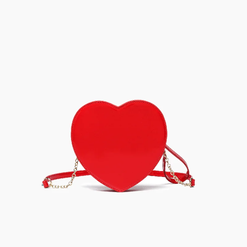 Instant Shipping! Sweet Heart Love Jelly Crossbody: Red