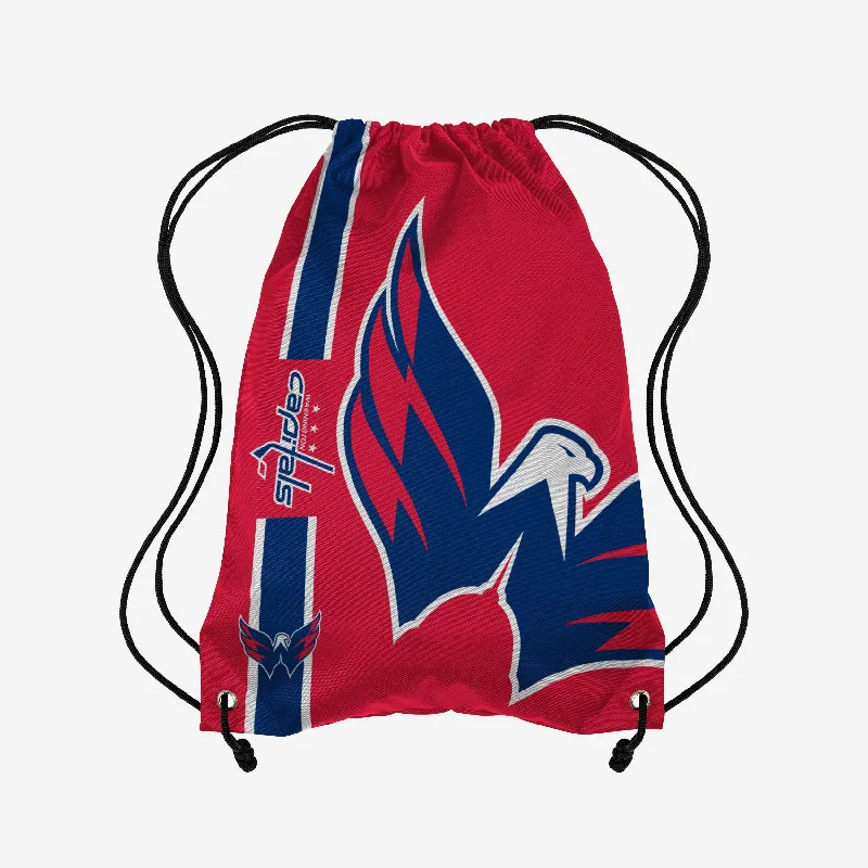 Washington Capitals Big Logo Drawstring Backpack