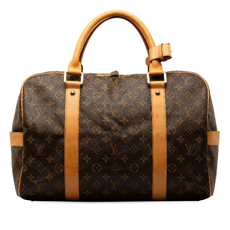 Brown Louis Vuitton Monogram Carryall Travel Bag