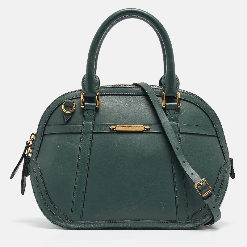 Burberry Leather Orchard Bowler Bag