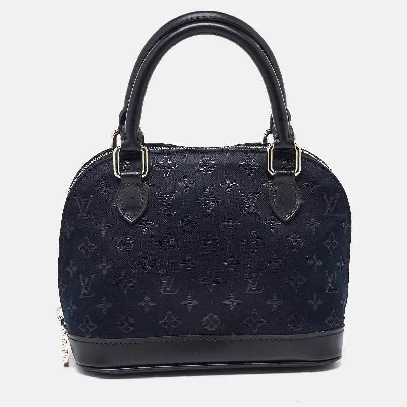 Louis Vuitton  Monogram Satin And Leather Limited Edition Alma Mini Bag