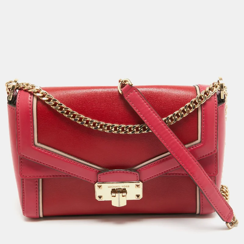 Michael Kors Leather Kinsley Top Handle Bag