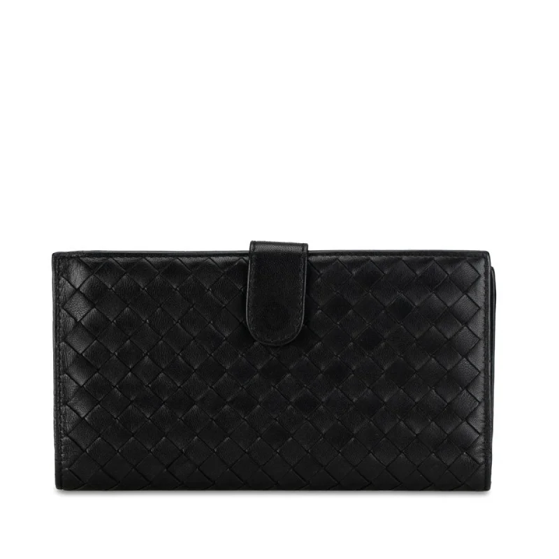 Bottega Veneta Intrecciato  Leather Wallet  (Pre-Owned)