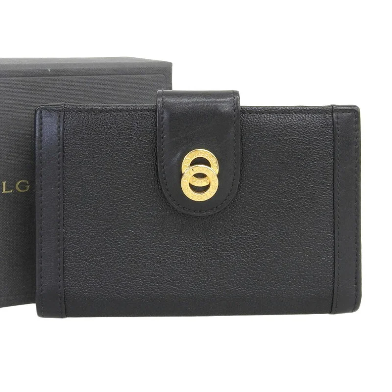 Bulgari  Leather Wallet  (Pre-Owned)