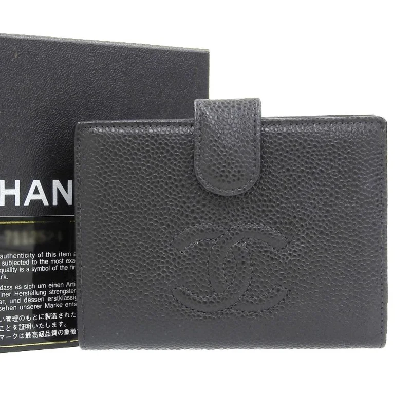 Chanel Coco Mark  Leather Wallet  (Pre-Owned)