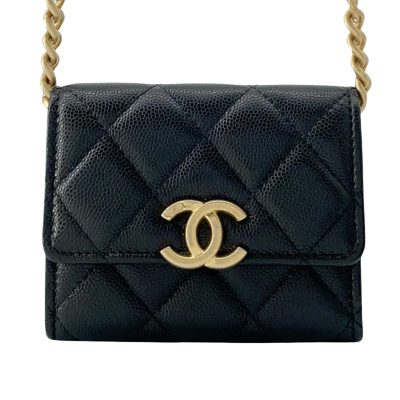 Chanel Wallet On Chain  Leather Wallet  (Pre-Owned)