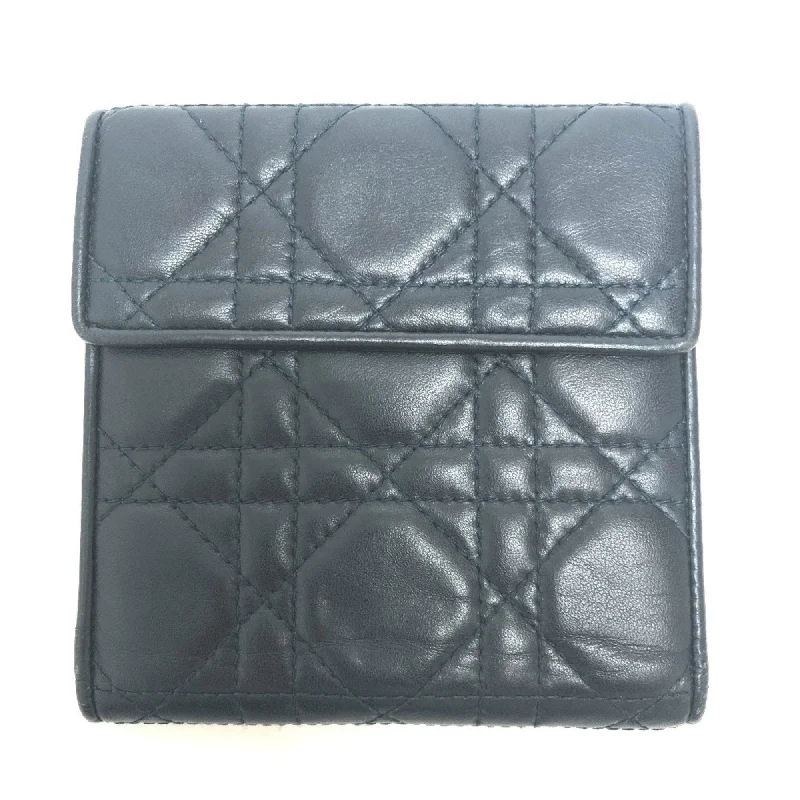 Dior Cannage Lady  Leather Wallet  (Pre-Owned)