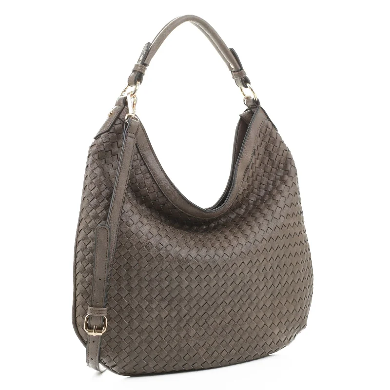 FC19218 Nora Woven Hobo Bag