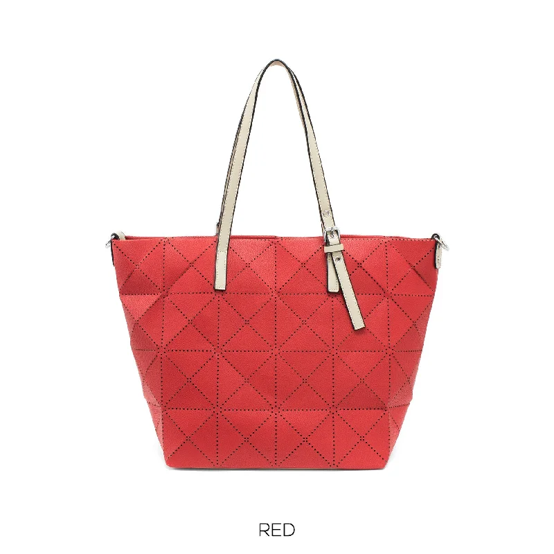 Geometric Shapes Large Tote Bag