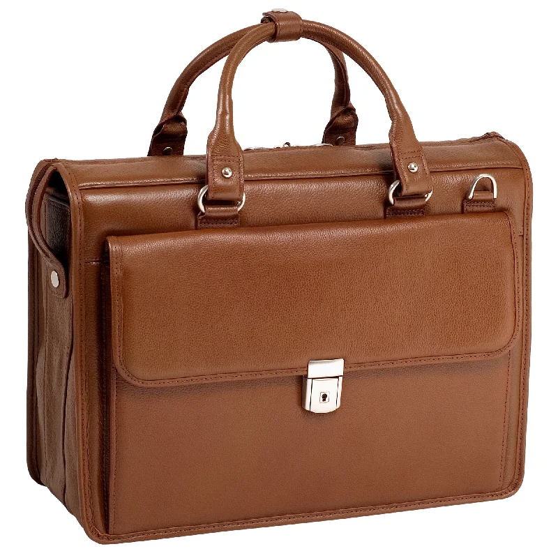 GRESHAM | 15'' Leather Computer Briefcase