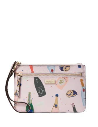 Kate Spade New York Shore Street Champagne Tinie Wristlet