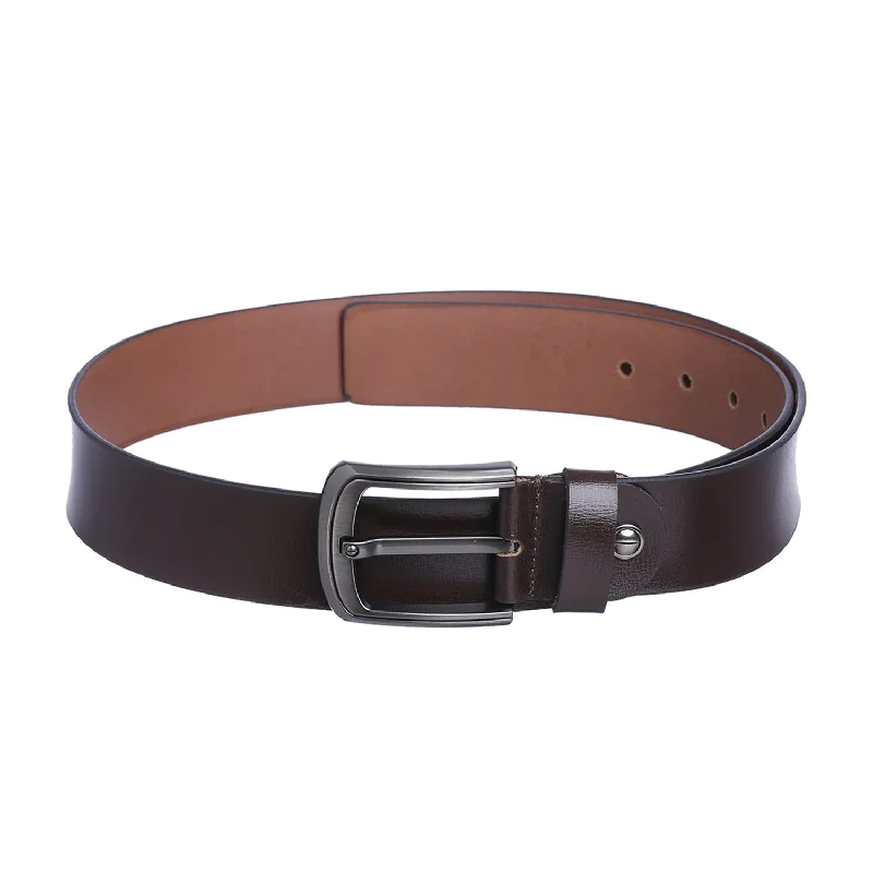 4131 Brown Leather Belt for Men