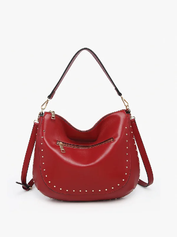 Aurelia Vegan Studded Hobo