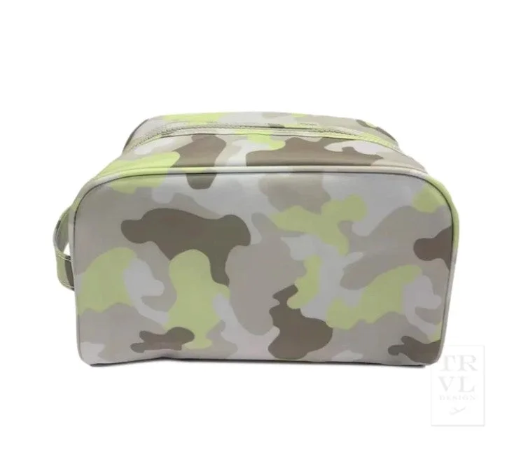 Camo Blue Multi Stowaway Toiletry Bag