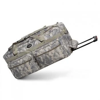 Wholesale Wheeled Digital Camo Duffel