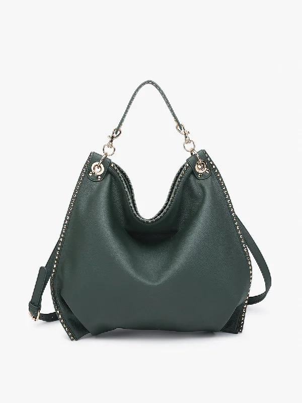 Carly Vegan Studded Hobo